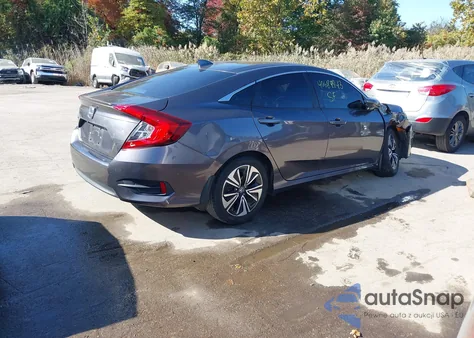 2017 Honda Civic Ex-L z USA, uszkodzony, nr VIN 2HGFC1F76HH657681